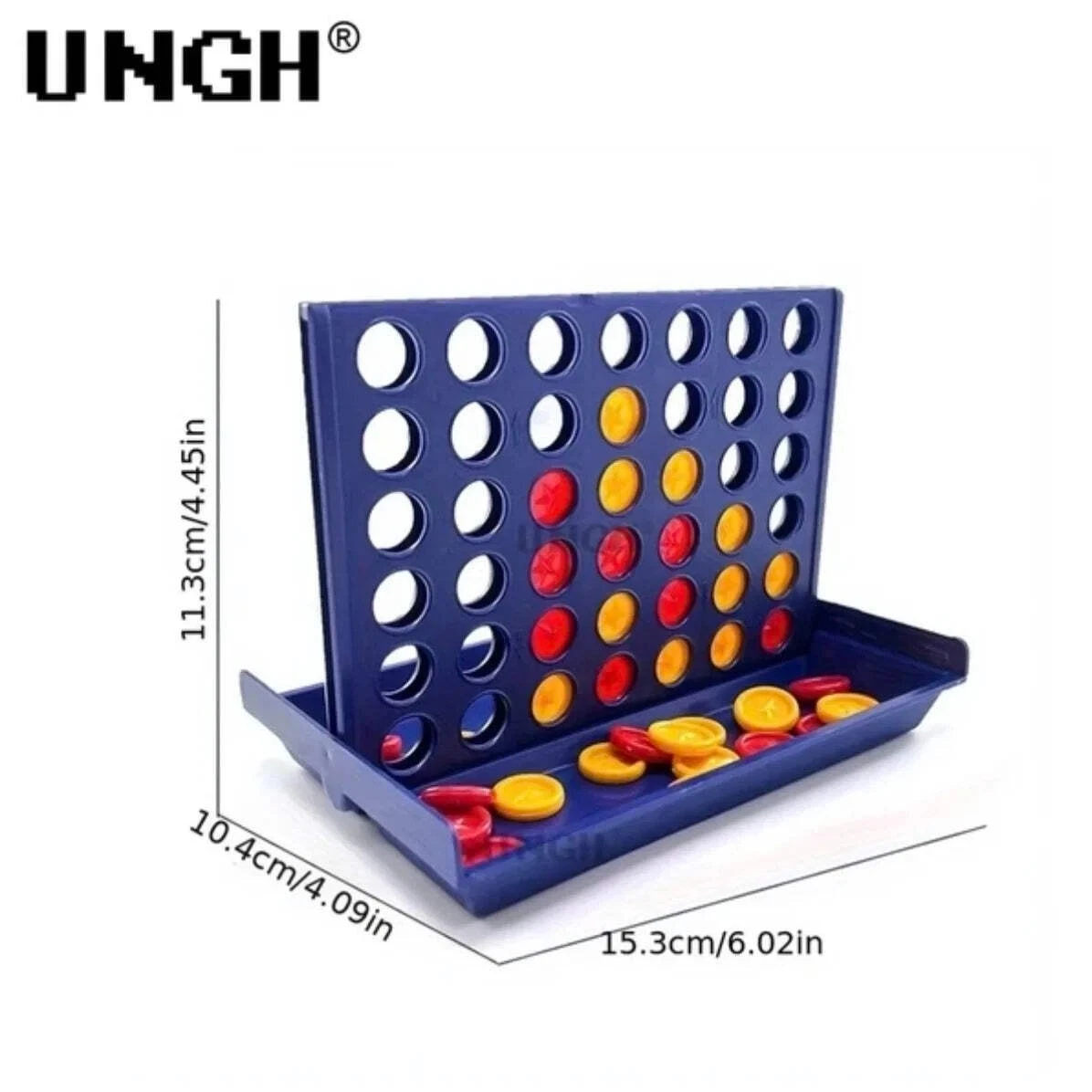 UNGH Four in a Row Bingo Chess - Classic Connect Family Board Game, Fun Educatio