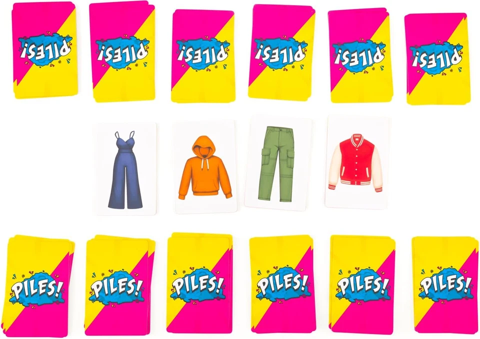 Piles – Card Games – Family Games – for Kids 8 and up – for Adults – Family Game