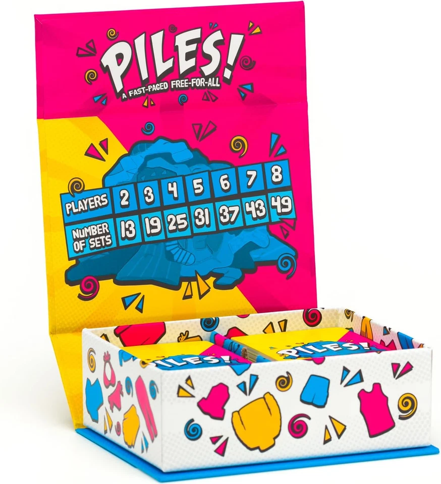 Piles – Card Games – Family Games – for Kids 8 and up – for Adults – Family Game