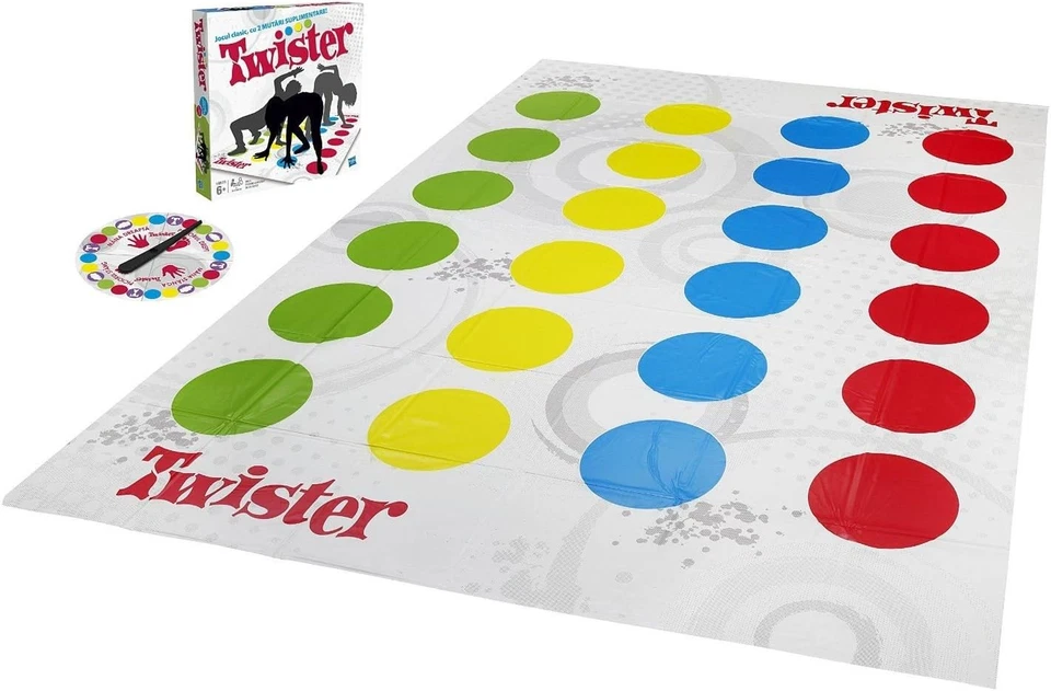 Twister Party Classic Board Game for 2 or More Players,Indoor & Outdoor Game-Kid