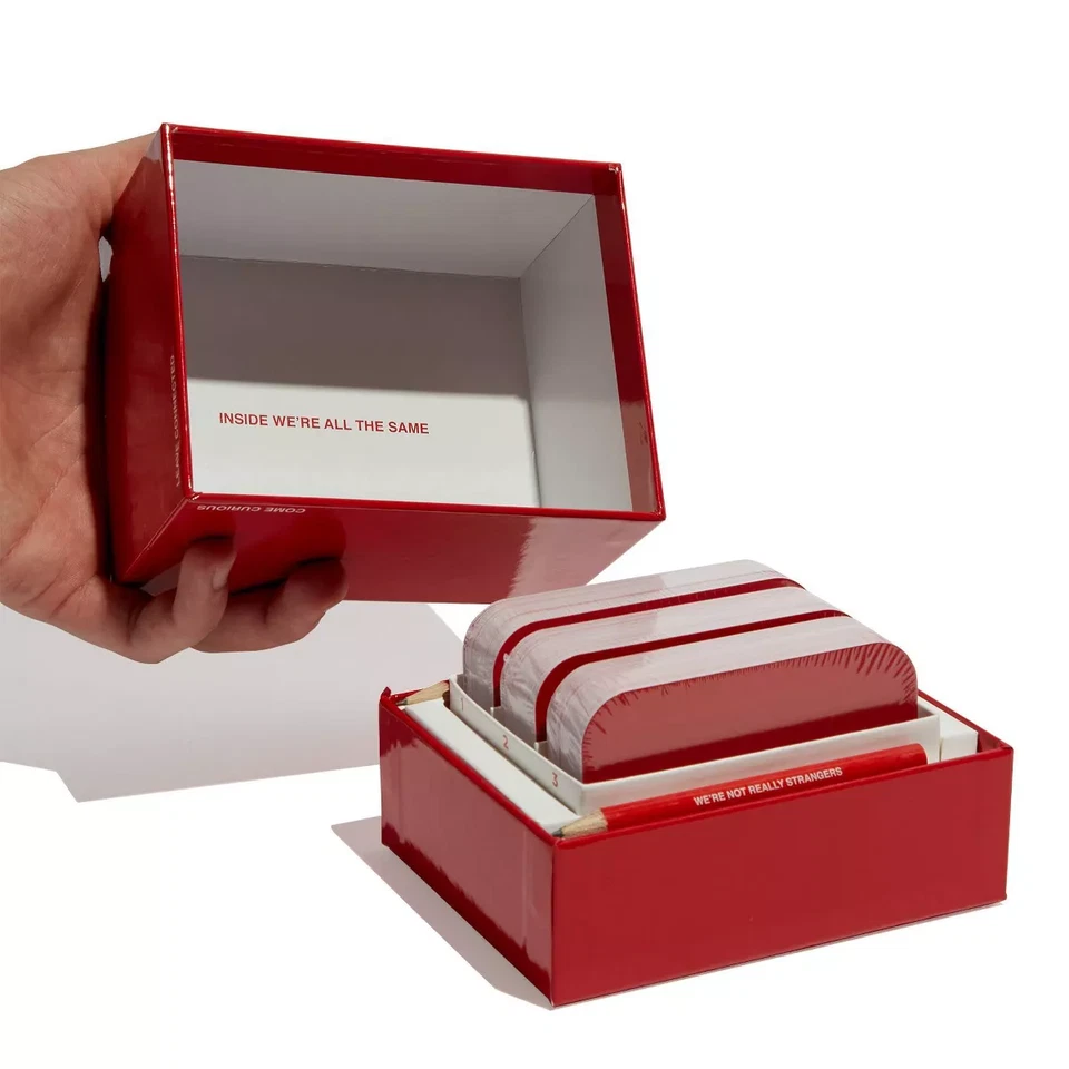 We'Re Not Really Strangers Game: Creative Thinking Card Set, 2-6 Players, Party