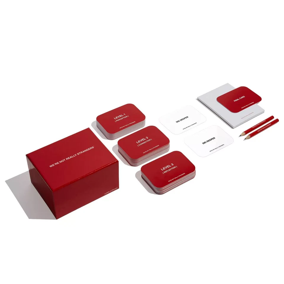 We'Re Not Really Strangers Game: Creative Thinking Card Set, 2-6 Players, Party