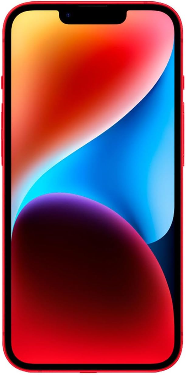  Apple iPhone 14, 128GB, (PRODUCT) Red - (Clean UK Used) + Free (Charger, screen guard & Cover)