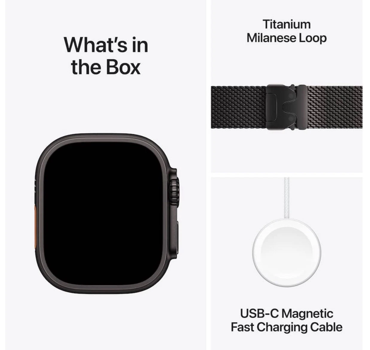 Apple Watch Ultra 3 GPS + Cellular 49mm Black Titanium Milanese