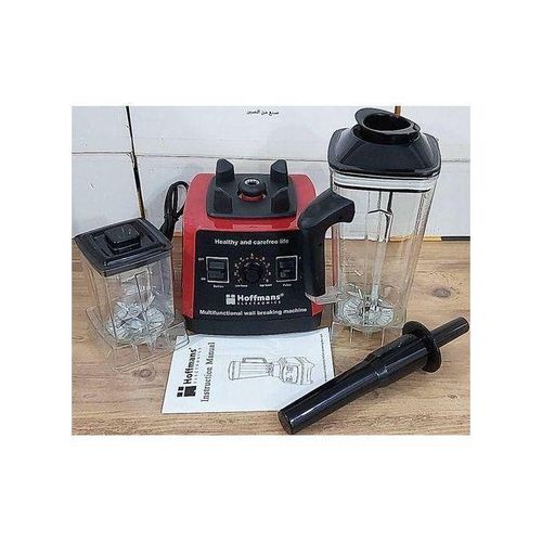 Hoffmans 2 In 1 Multifunctional Heavy Duty Commercial 2 Liters Breaking Blender With Pure Copper Motor -Multicolour