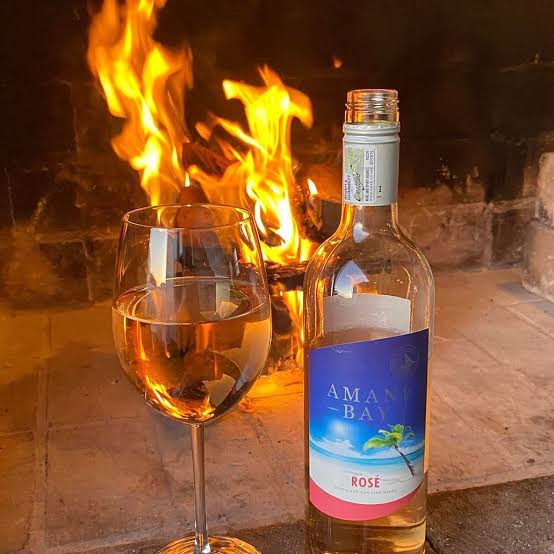 Amani bay Natural sweet Rose' wine 750 mls