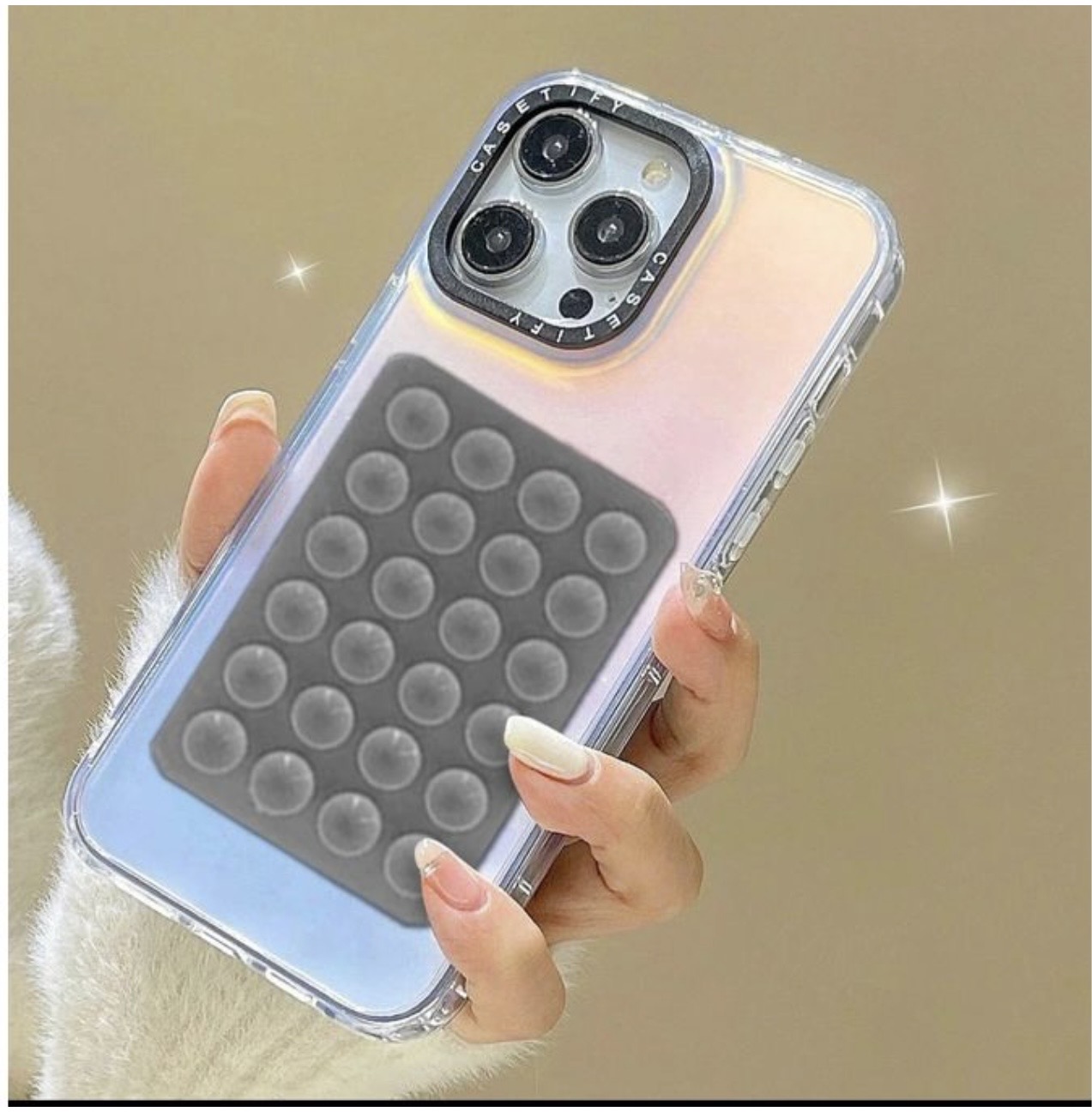 Sticky grippy for content Creation