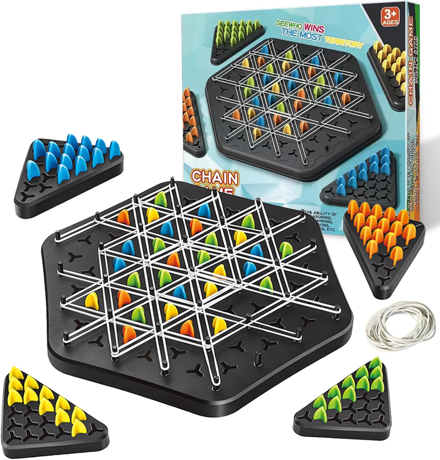 Triggle Chain Triangle Chess Game