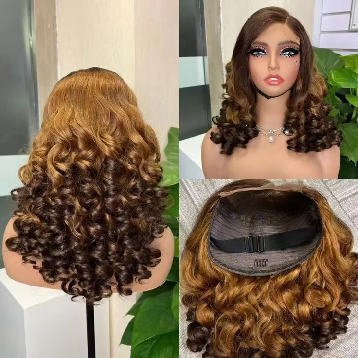10-Inch Bouncy Curls Wig
