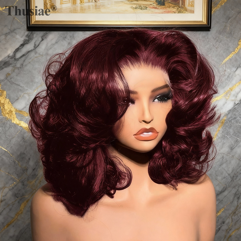 10 inch lace bouncy curls wig