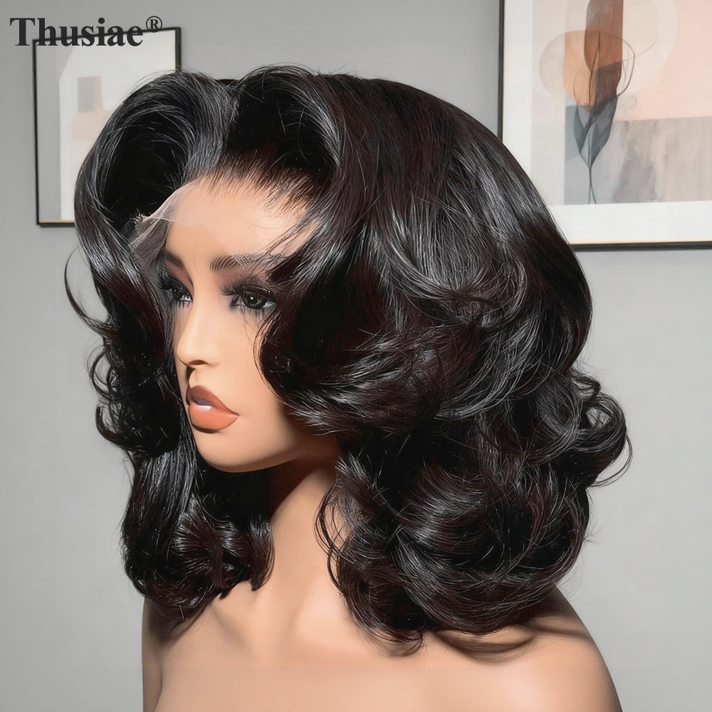 10 inch lace bouncy curls wig