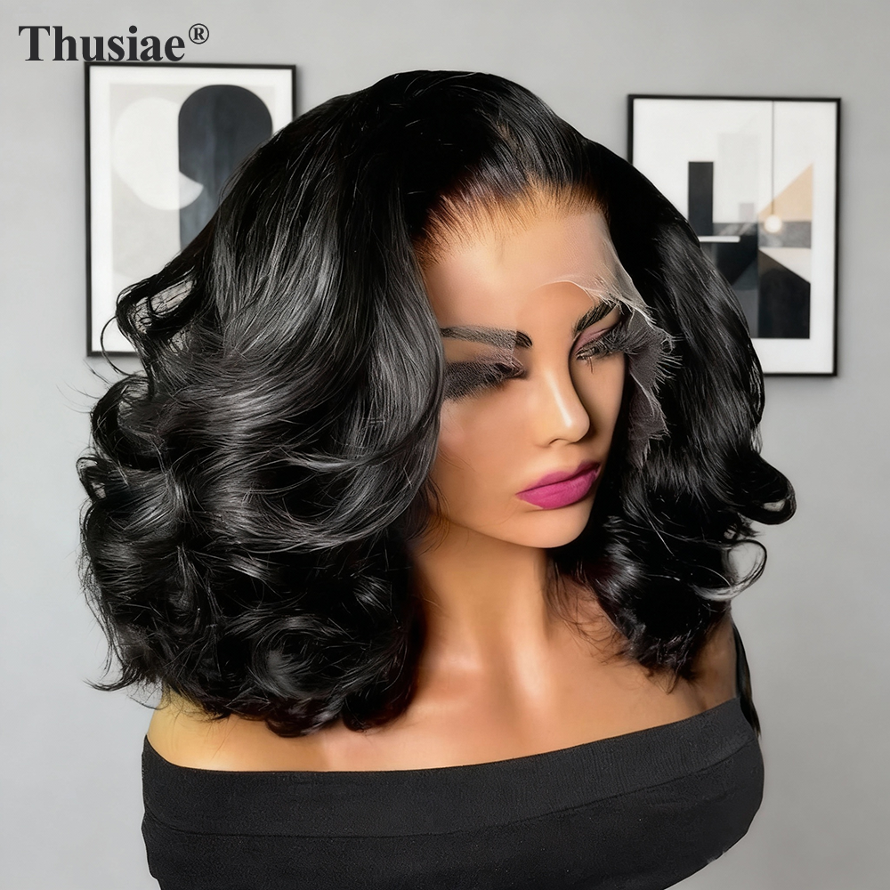 10 inch lace bouncy curls wig
