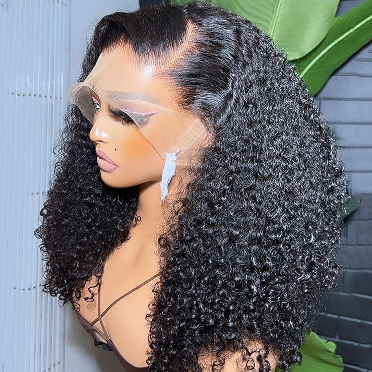 Big volume water wig Frontal Wigs Pre Plucked With Baby Hair 180 Density