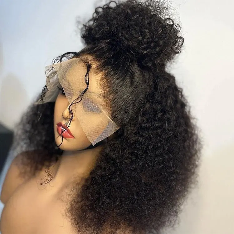 Big volume water wig Frontal Wigs Pre Plucked With Baby Hair 180 Density