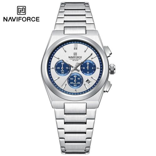 Naviforce Ladies Stainless Steel Chronograph Analog Waterproof Ladies Watch