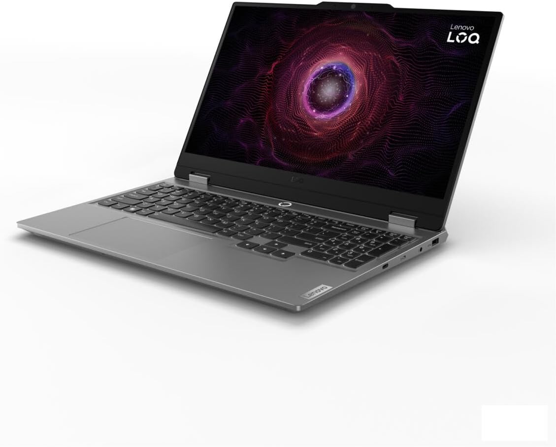 Lenovo LOQ 15ARP9 2024 Gaming Laptop 15.6" FHD IPS 144Hz 8-Core AMD Ryzen 7 7435HS 16GB DDR5 512GB SSD NVIDIA GeForce RTX 4050 6GB GDDR6 Wi-Fi 6 Backlit Keyboard