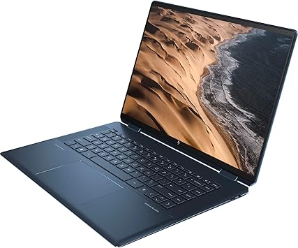 HP Spectre X360 2-in-1 Touchscreen Laptop, 16" 3K+ Touchscreen, Intel Core i7-12700H Evo, 16GB RAM, 512GB SSD, Webcam, Wi-Fi 6, Backlit KB, FP Reader, MPP2.0 Tilt Pen Included