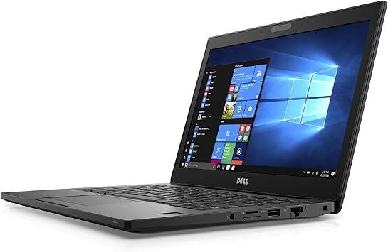 Dell Latitude 7280 Laptop Intel Core i5 2.40 GHz 8GB Ram 256GB SSD W10P, 12-12.99 inches, Black