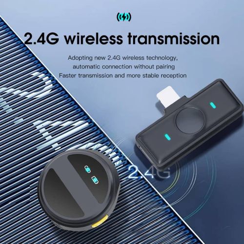 SX21 ANC 2 Pcs Tie Collar Mic Portable Live Streaming Small Wireless Lavalier Microphone For IPhone IPad Android With Charging Case 8-Hour Clip On Lapel Microphone Wireless For Mobile Cell Phone Video Recording,Vlogging,YouTube,Interview, 3 Mode Denoise