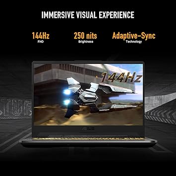 ASUS TUF Gaming A15 Gaming Laptop, 15.6” FHD 16:9 144Hz Display, AMD Ryzen™ 5 7535HS Processor, NVIDIA® GeForce RTX™ 3050, 16GB DDR5, 512GB PCIe® Gen 4.0 SSD, Wi-Fi 6, Windows 11 Home