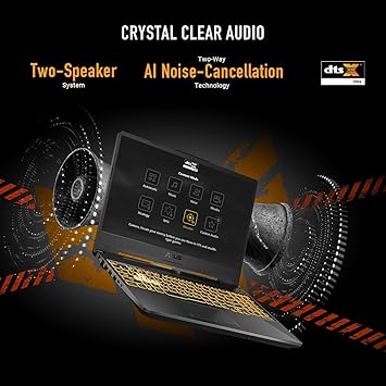 ASUS TUF Gaming A15 Gaming Laptop, 15.6” FHD 16:9 144Hz Display, AMD Ryzen™ 5 7535HS Processor, NVIDIA® GeForce RTX™ 3050, 16GB DDR5, 512GB PCIe® Gen 4.0 SSD, Wi-Fi 6, Windows 11 Home