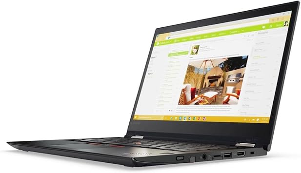 Lenovo ThinkPad Yoga 370 Touch Laptop with Intel Core i5-7300U, 8GB DDR4 RAM, 256GB SSD - 13.3" - Black