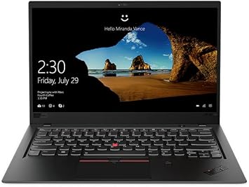 Lenovo ThinkPad X1 Carbon 14" Full HD Laptop (1920x1080) Intel i5-8350U, 8GB RAM, 256GB SSD, Win10 Pro, Black