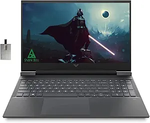 HP 2022 Victus 16.1" 144Hz FHD Gaming Laptop, Intel Core i7-11800H, 16GB RAM, 512GB SSD, Backlit Keyboard, NVIDIA GeForce RTX 3060 Graphics, Windows 11, Black, 32GB Hotface USB Card