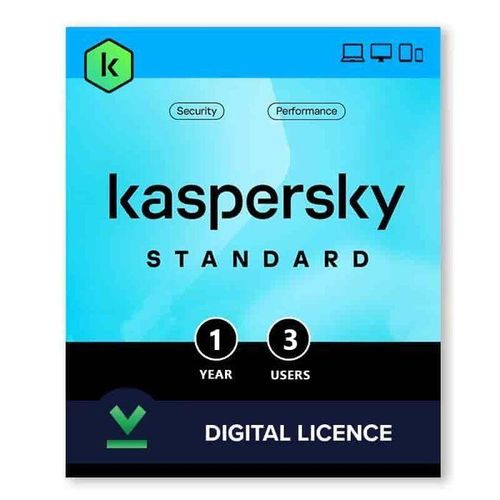 Kaspersky Standard Antivirus - 3 Devices- 3 User License software