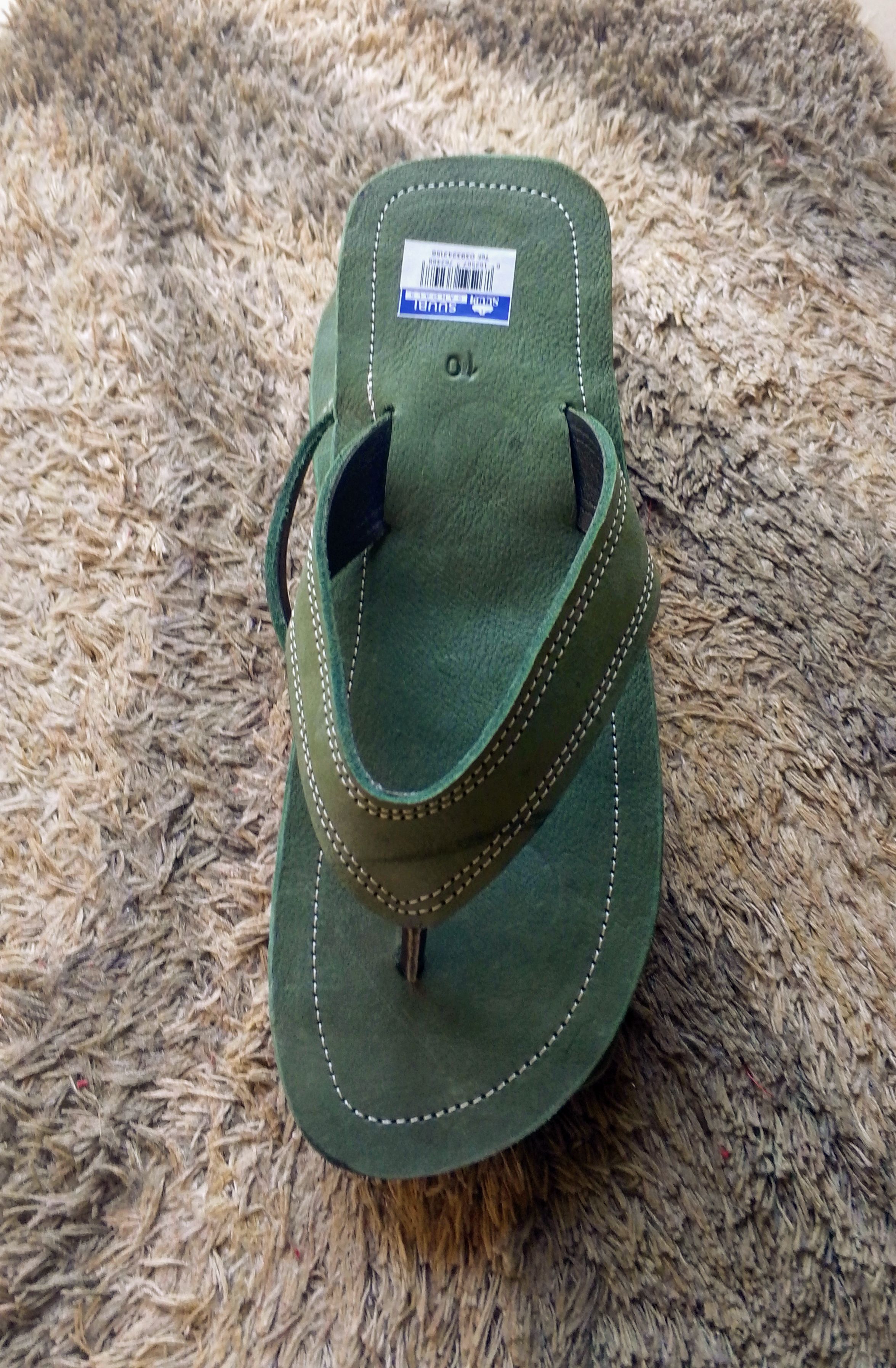 MEN SANDAL CRAFTED -GREEN
