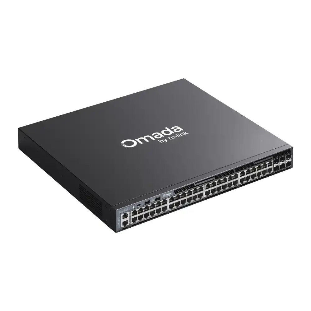 TP-Link Omada SG6654X 48-Port Gigabit Stackable L3 Managed Switch with 6 10G Slots