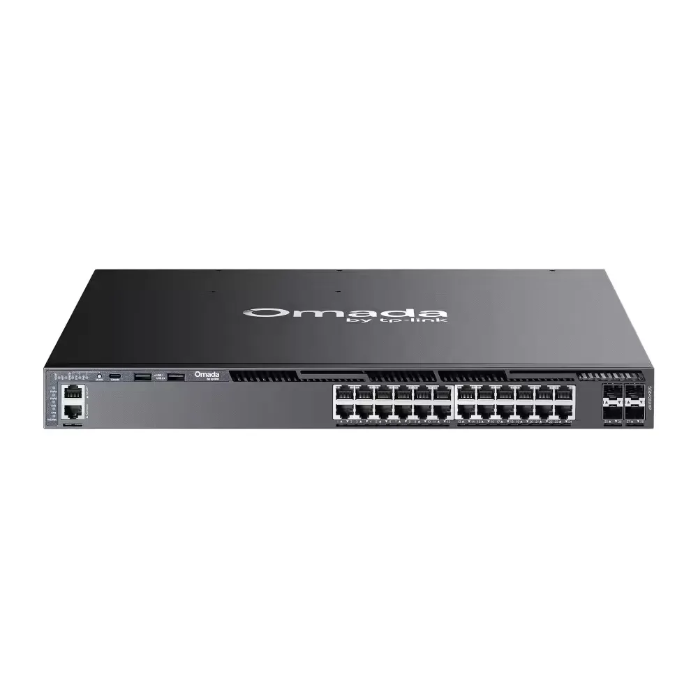TP-Link Omada SG6428XHP 24-Port Gigabit L3 Managed PoE+ Switch with 4 10G Slots