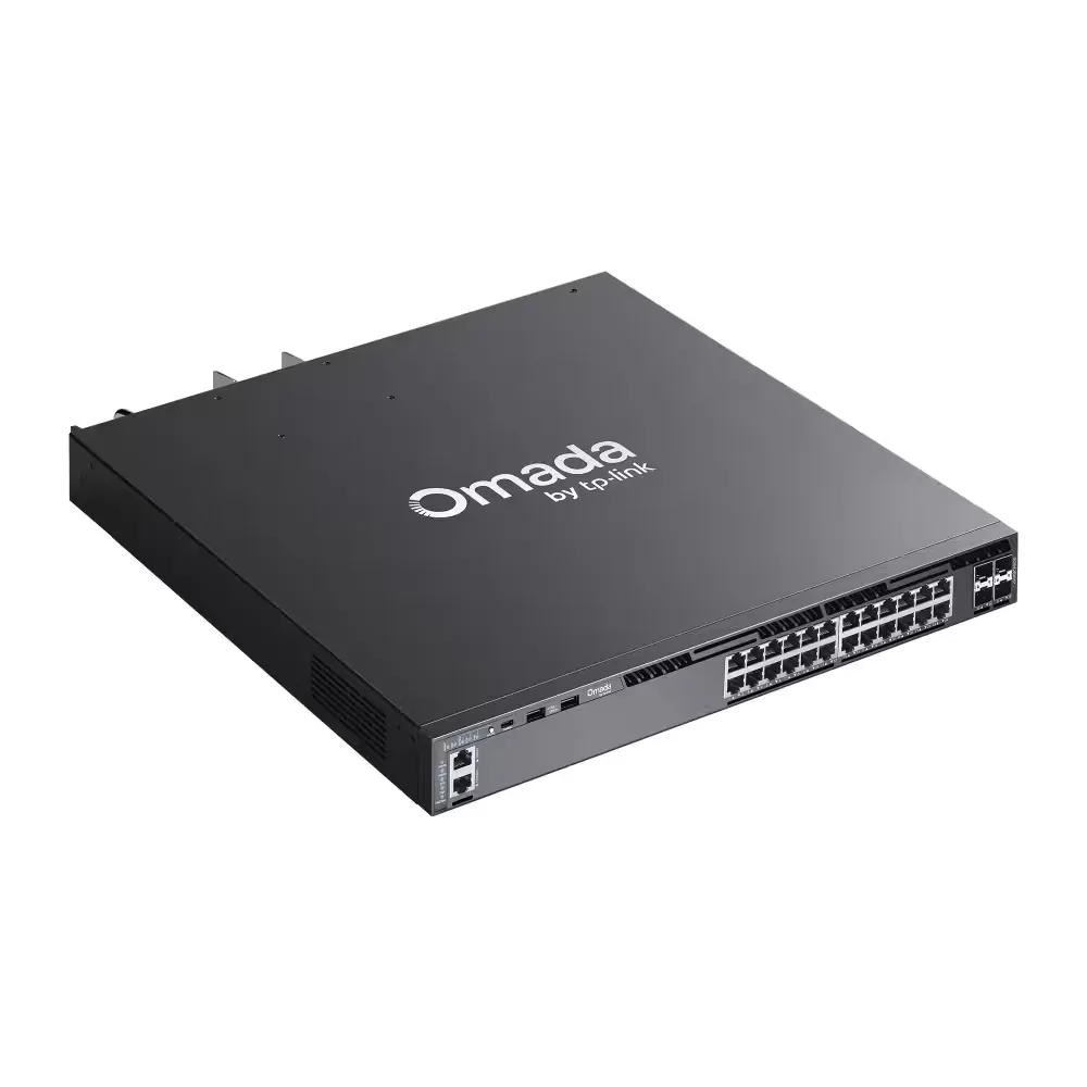 TP-Link Omada SG6428XHP 24-Port Gigabit L3 Managed PoE+ Switch with 4 10G Slots