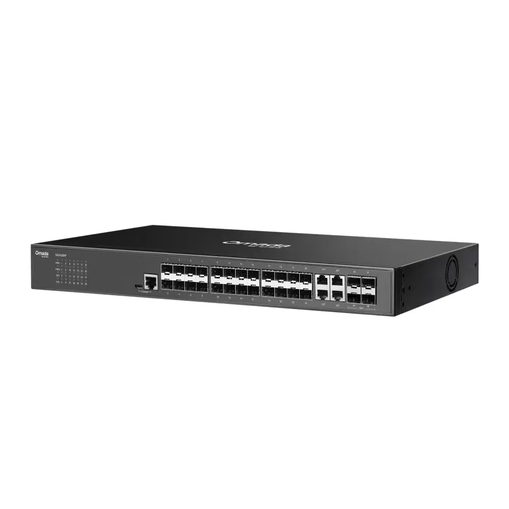TP-Link Omada SG3428XF 24-Port SFP L2+ Managed Switch with 4 10GE SFP+ Slots