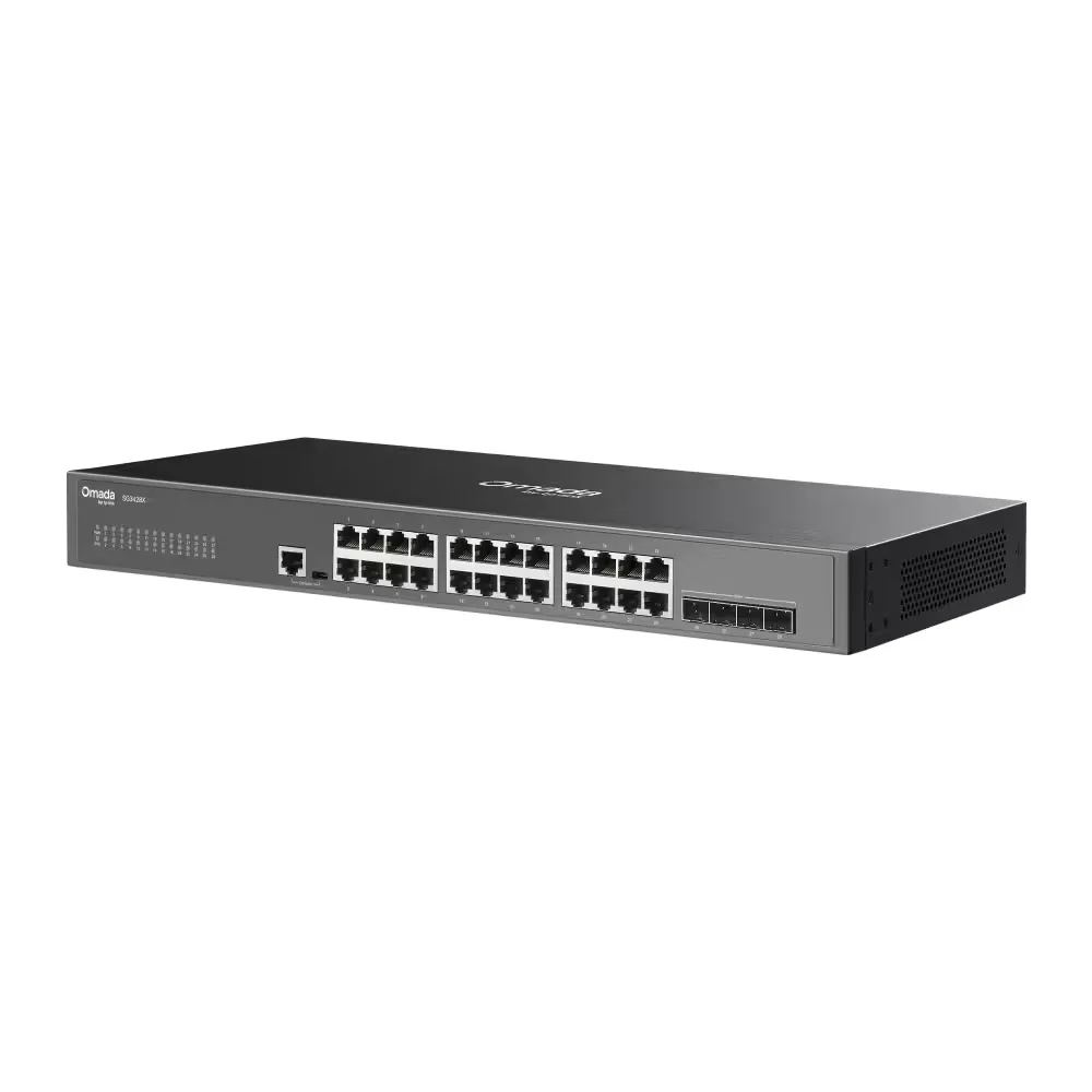 TP-Link Omada SG3428X 24-Port Gigabit L2+ Managed Switch with 4 10GE SFP+ Slots