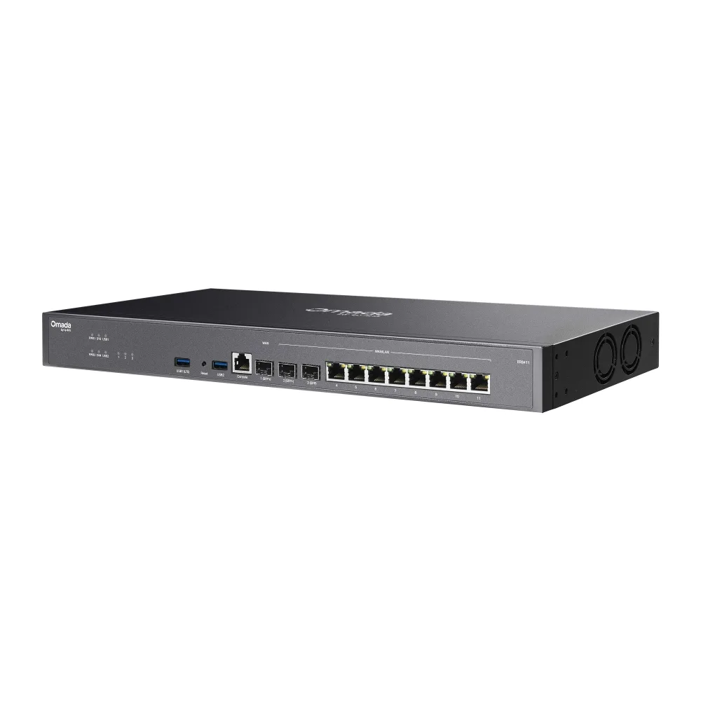 TP-Link Omada VPN Router ER8411 10G Multi-Gigabit Enterprise Router