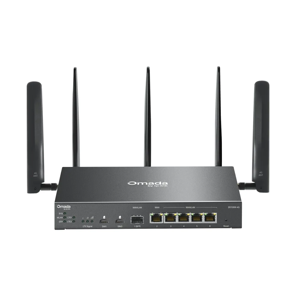 TP-Link Omada 4G+ Cat6 AX3000 Gigabit VPN Router ER706W-4G