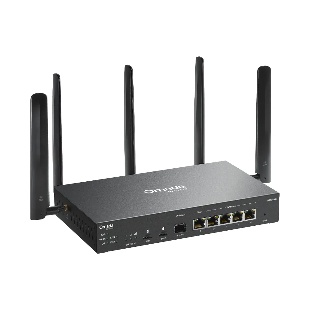 TP-Link Omada 4G+ Cat6 AX3000 Gigabit VPN Router ER706W-4G