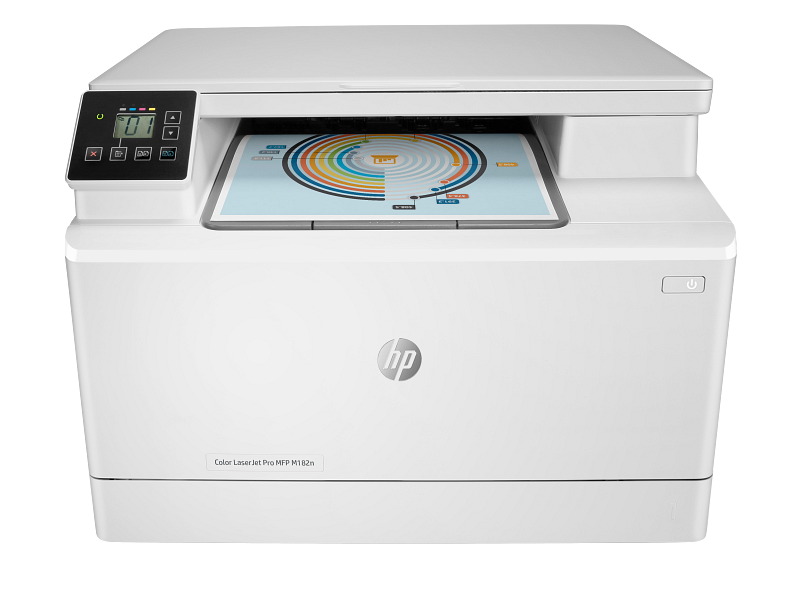 HP Color LaserJet MFP 182n Printer - Print, Copy, Scan, Ethernet