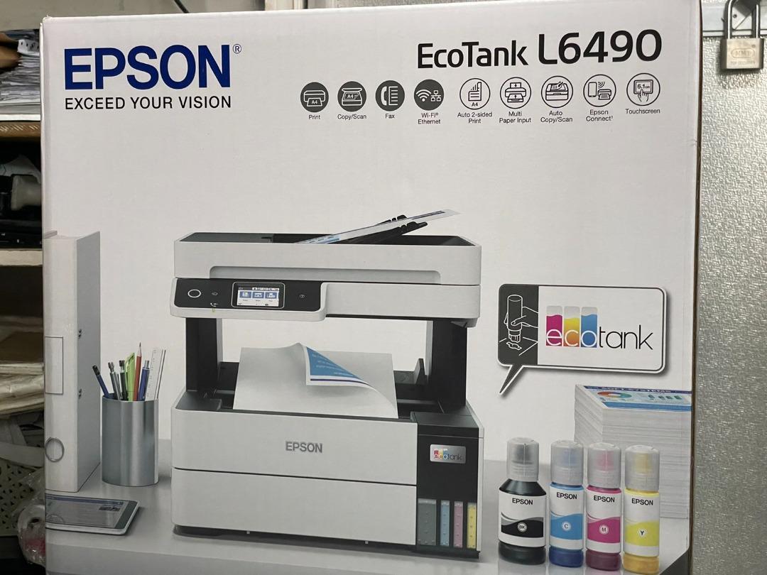 Epson EcoTank L6490 All-in-One Ink Tank Printer with ADF, Wi-Fi, Ethernet
