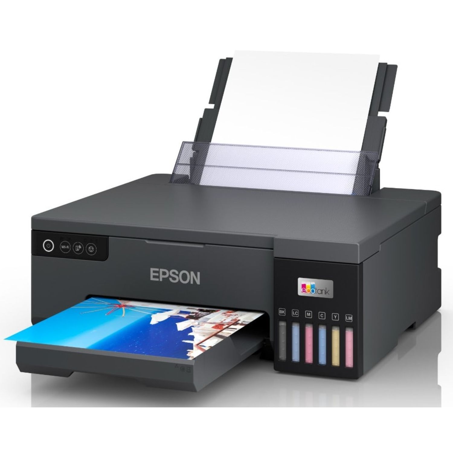 Epson EcoTank L8050 Photo Printer with Wi-Fi, Borderless Printing, and CD/DVD Print