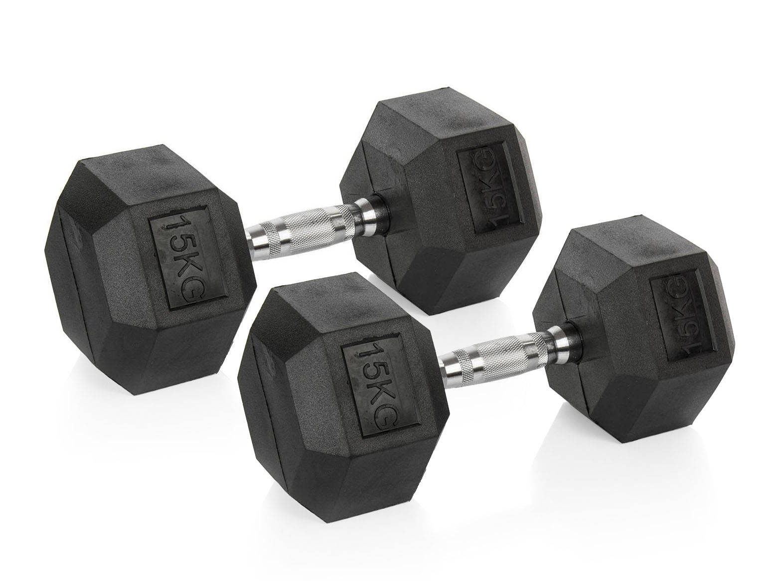 Hexagonal Black Dumbbells