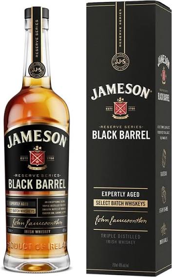 JAMESON BLACK BARREL 750ML