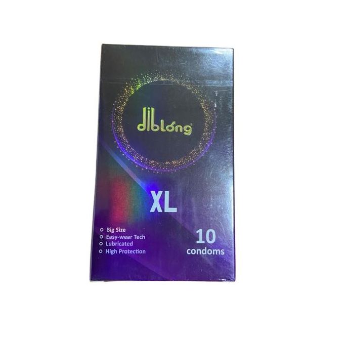 Diblong XL male condoms.10-pack