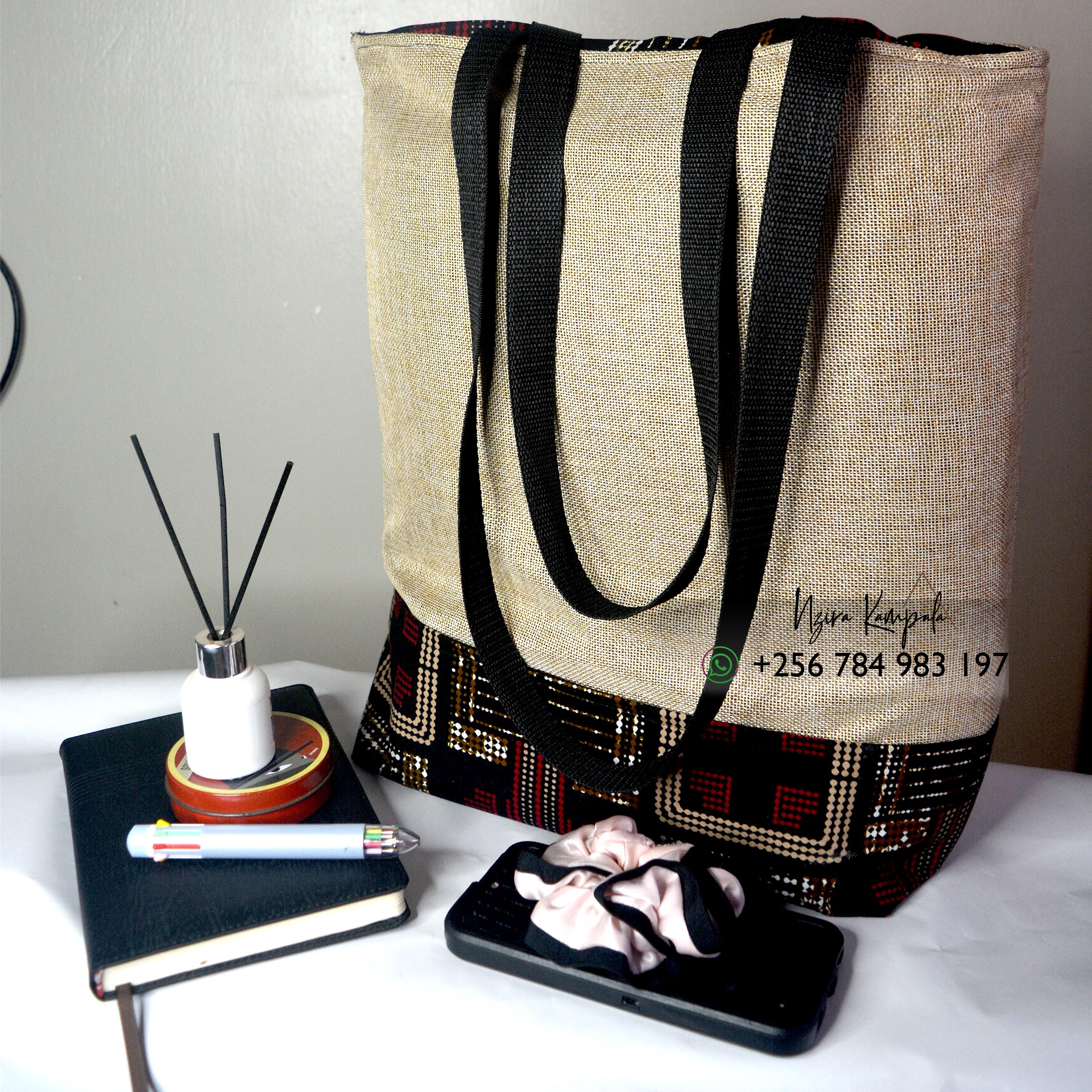 Mixed Colours Tote Bag, Various sizes