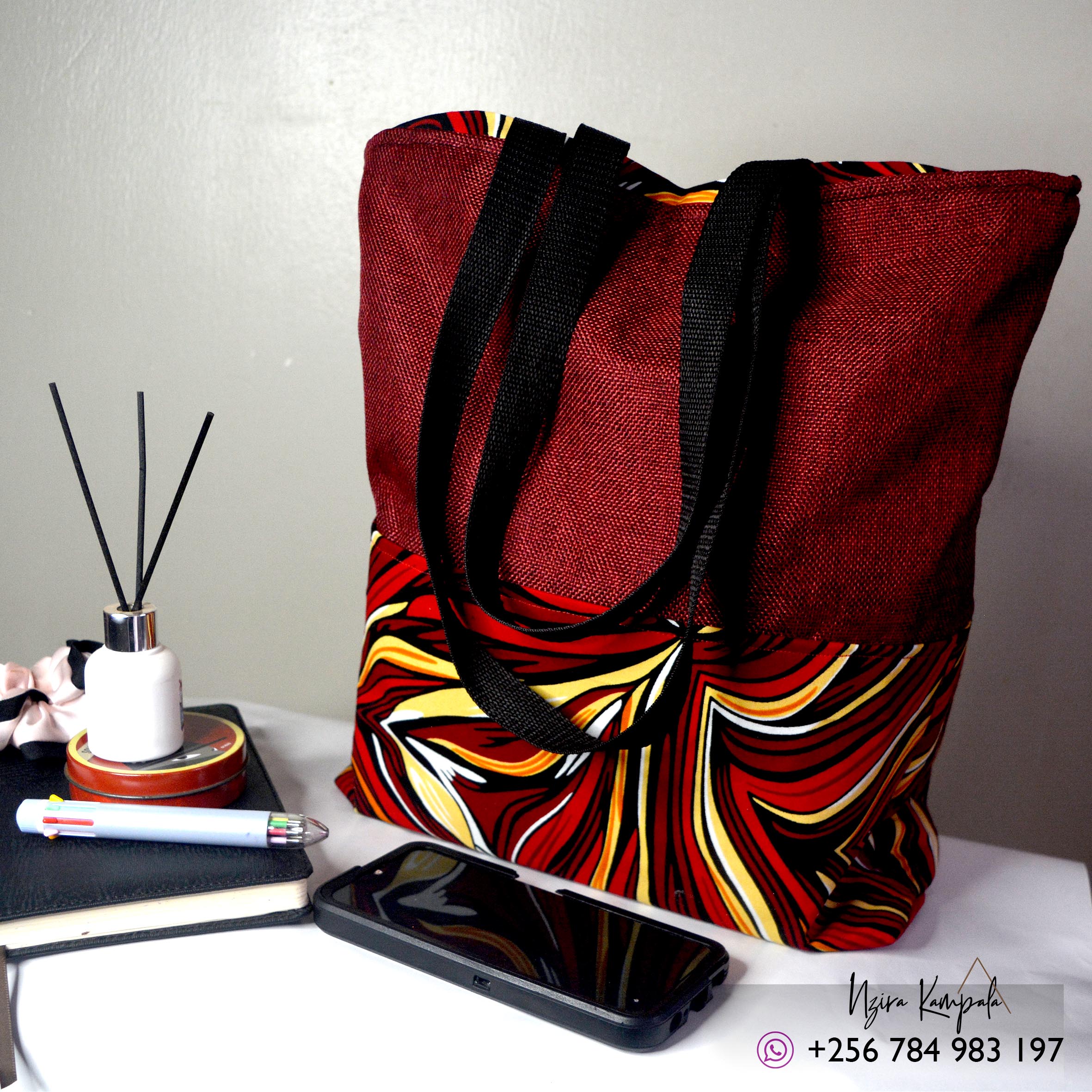 Mixed Colours Tote Bag, Various sizes