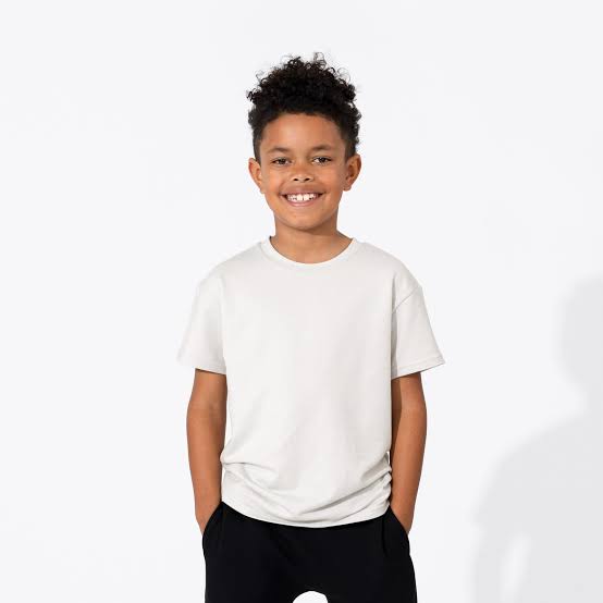 Baby white plain tshirt