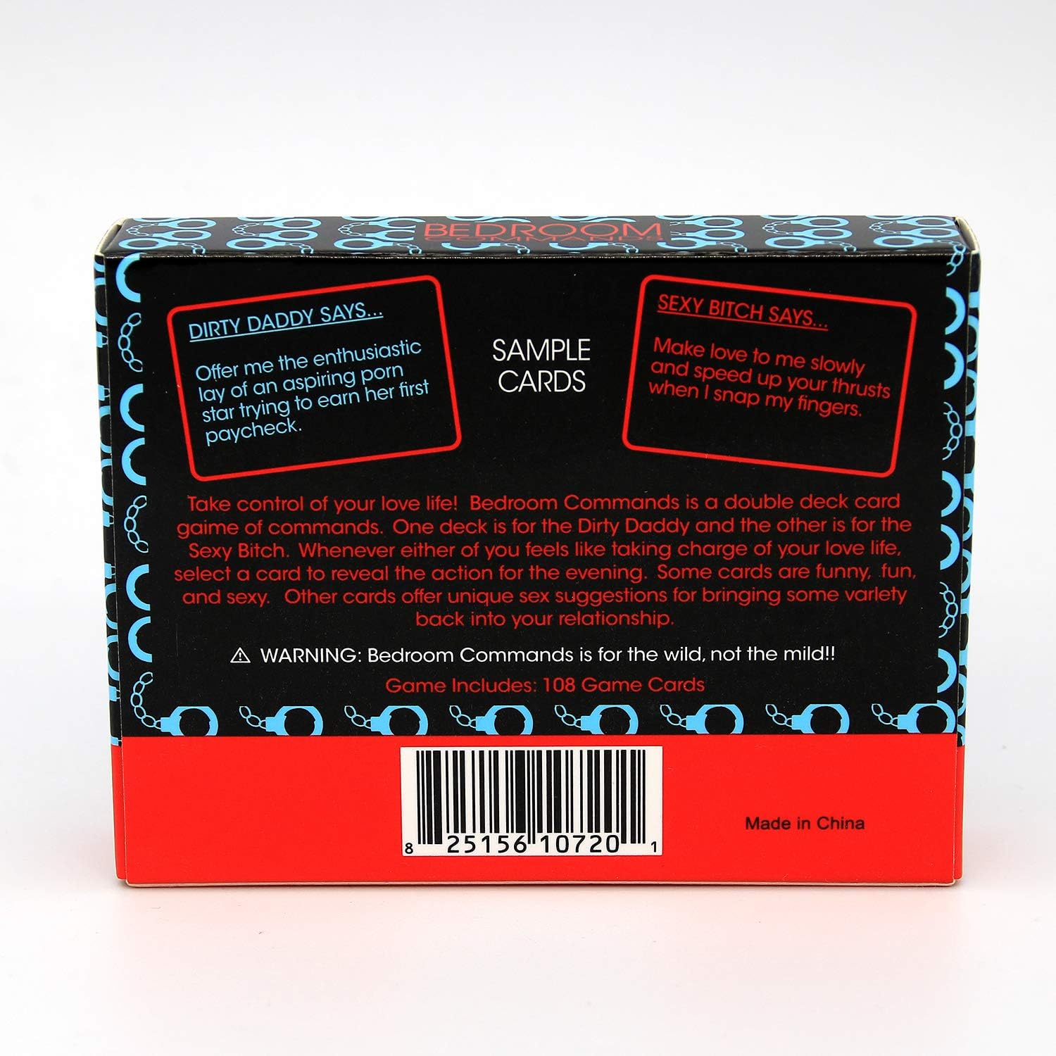 John Kepplers Bedroom Commands Adult Fun Naughty Card Game Sexy Fun for Couples, Dirty Dares & Relationship Spice for Couple Gifts Bedroom Battle 108 Cards for The Wild