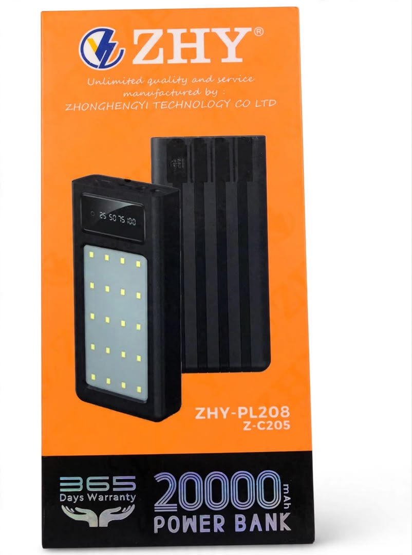 Zhy 20000mah powerbank zhy 2081