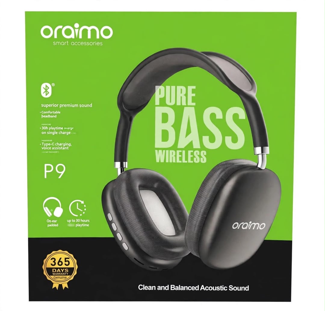 Oraimo pure bass wireless headphones 
